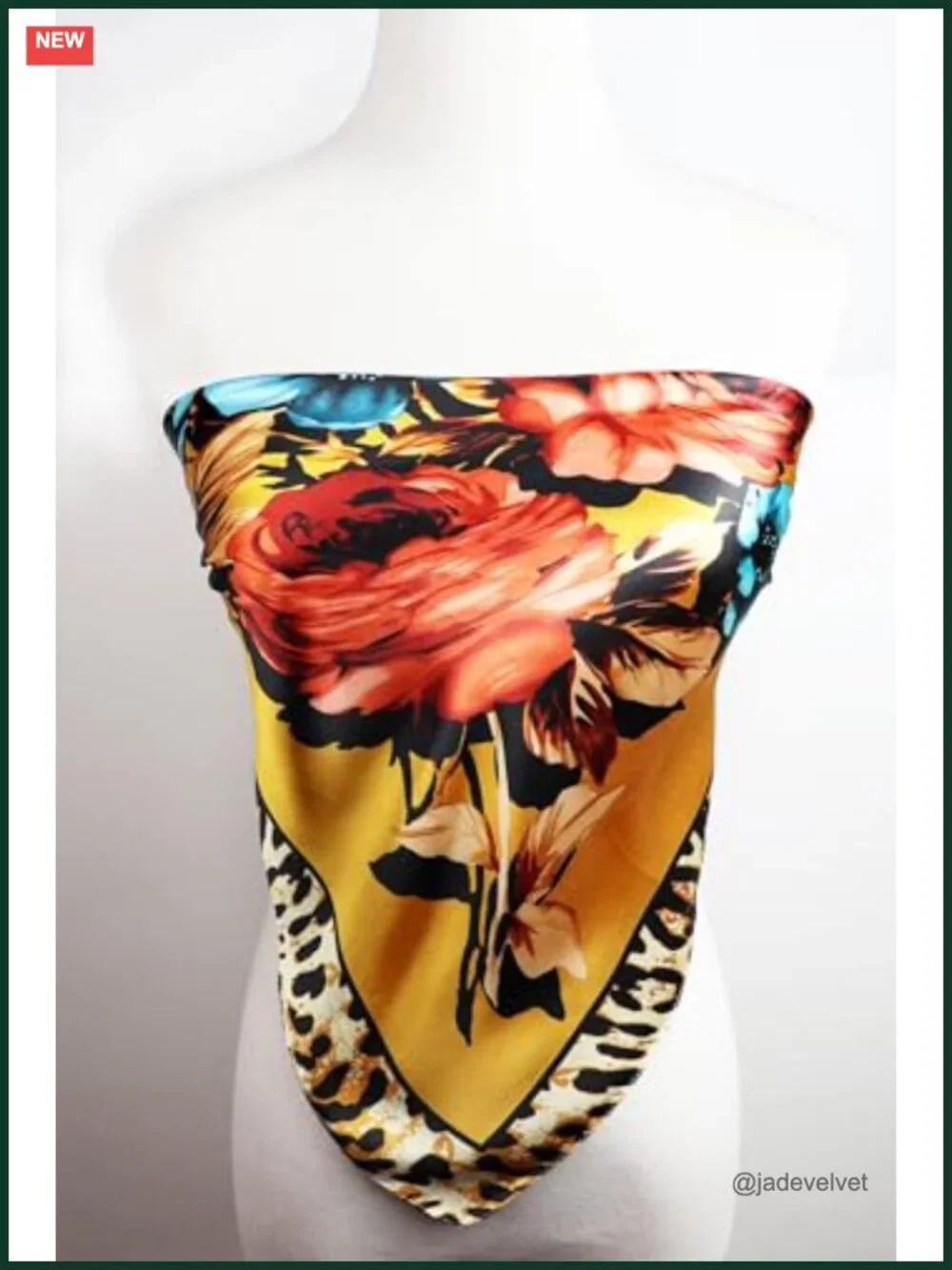 Satin Head Scarf for Women Silk-Like 35x35 Square Bandana Hair Wrap Neck Scarf